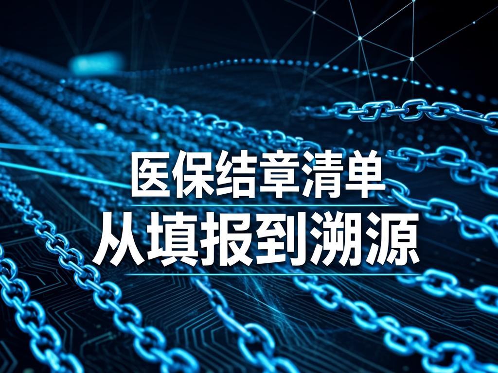 从"填表"到"留痕"：结算清单不是一张表，是一条链  ——医保结算清单上报系统如何把"填报"变成"溯源"