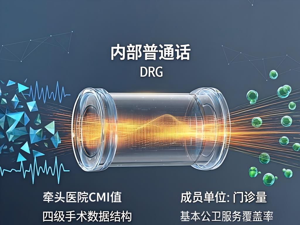 DRG如何成为医共体的"内部普通话"：当所有医院都说同一种管理语言