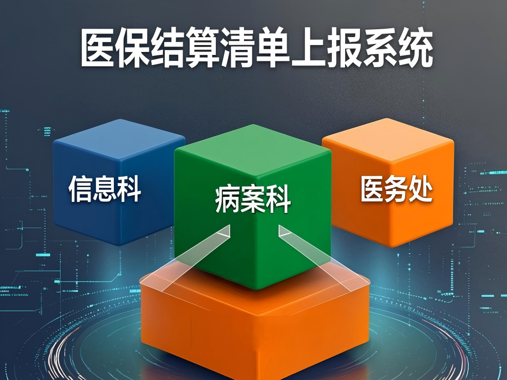 医保结算清单上报系统：着力攻克医院各科室联动流转的棘手困境。