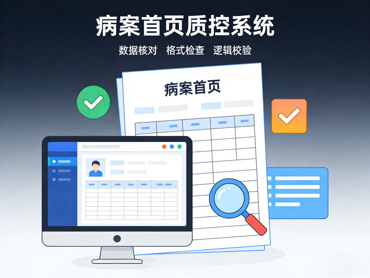 病案首页质控管理系统：智能升级，终结医疗数据痛点